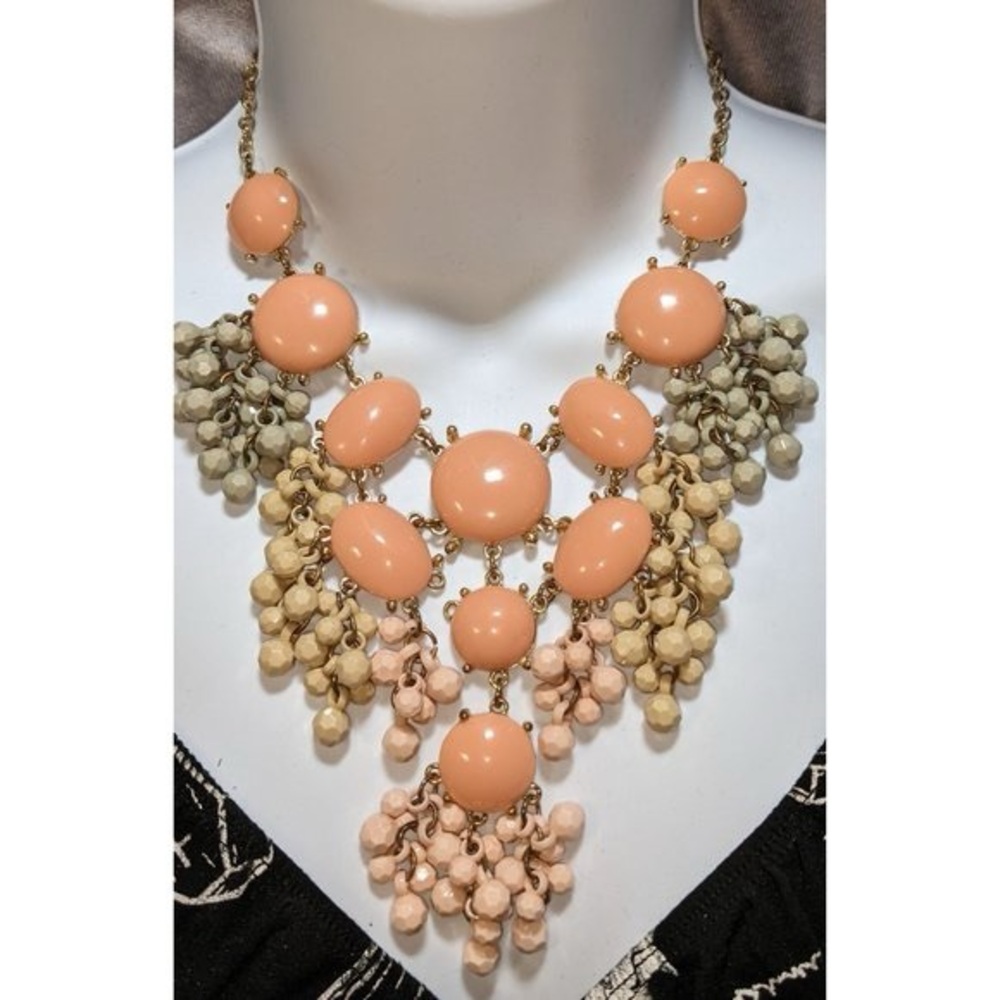 Spring Cluster Statement Necklace - Picture 1 of 5